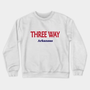 Three Way, Arkansas Crewneck Sweatshirt